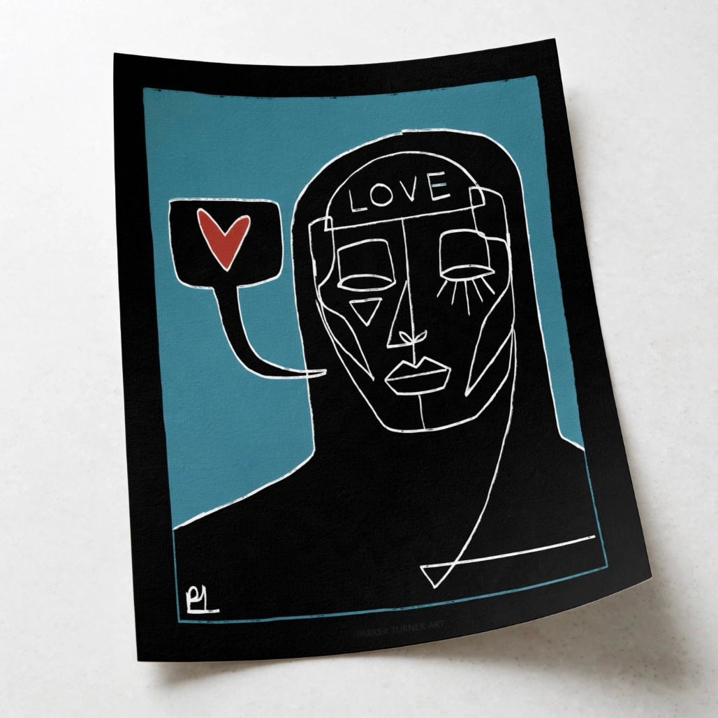 “Pleasant greetings” print