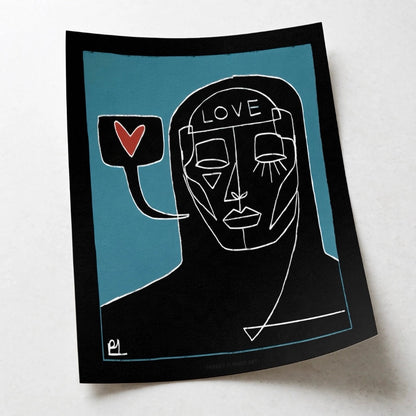 “Pleasant greetings” print