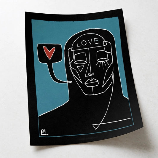 “Pleasant greetings” print