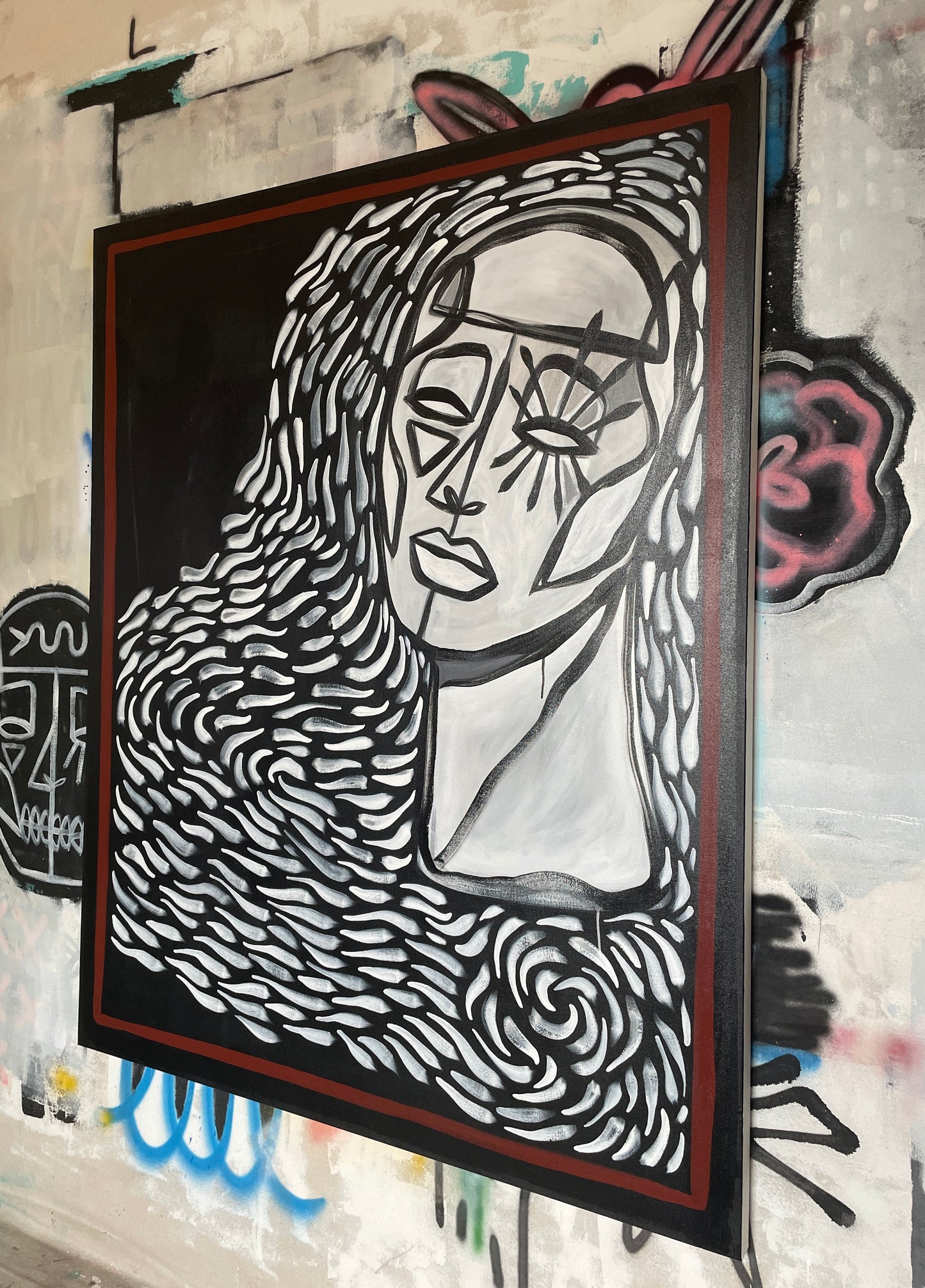 “Conception of a dream” 48x60 original acrylic on canvas