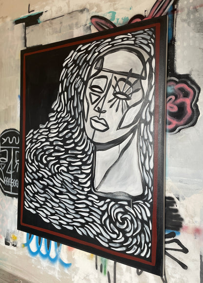 “Conception of a dream” 48x60 original acrylic on canvas