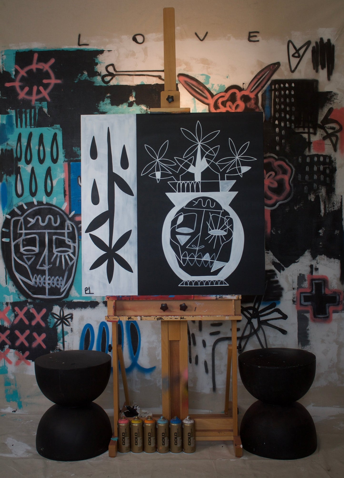 “The sacrifice” 36x36 original acrylic painting on canvas